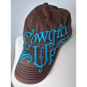 "Cowgirl Up" Country Western Theme Cap Hat by Otto
